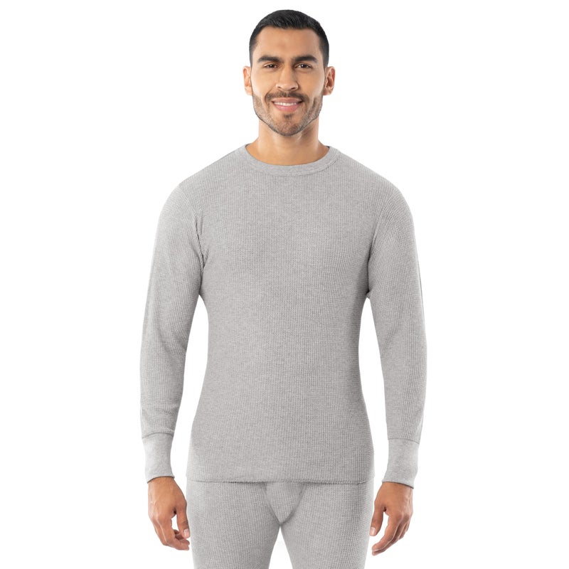 Indera Heavyweight Cotton Waffle Long Johns Thermal Undershirt for Men - Image 1